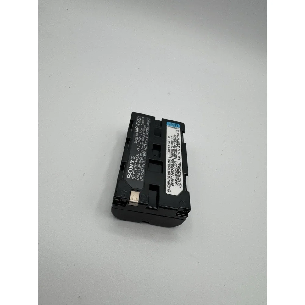 Sony np-f330 camcorder battery InfoLithium lithium FOR PARTS REPAIR NO CHARGE